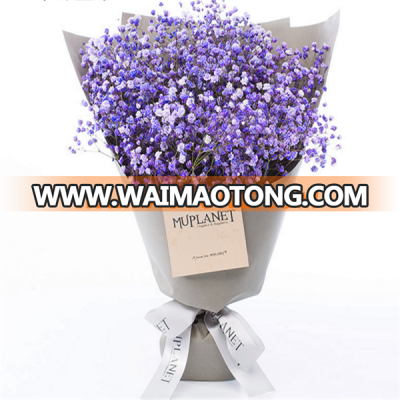 Matt waterproof import Printed Raw recycled kraft paper gift Flower wrapping tissue paper