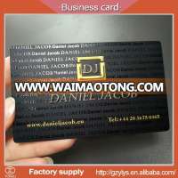 China factory high quality custom design paper embossed business card printing