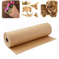 Packaging tissue paper gift wrapping paper roll  kraft paper roll brown